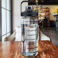 Wandrly Flow — 2L Portable Sports Water Bottle with Straw